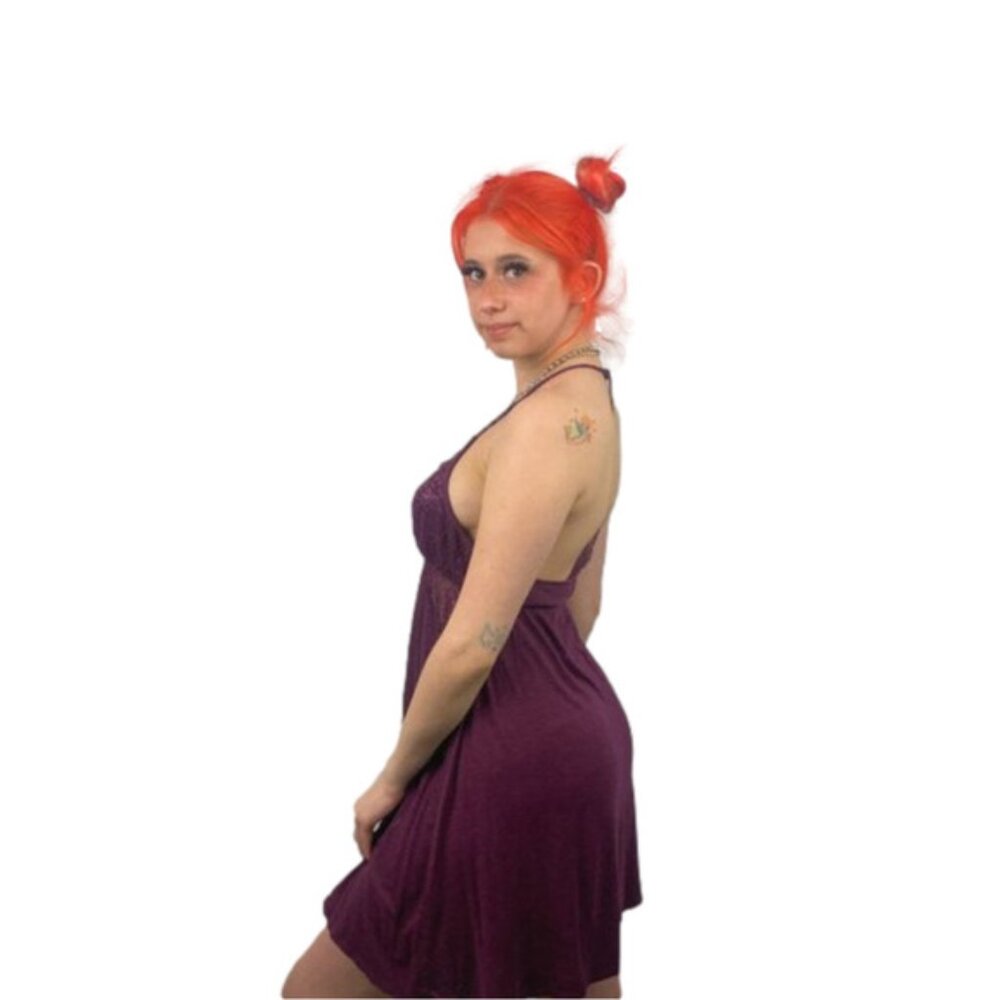 Magenta Cotton  Nightshirt or Slip